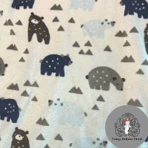 Lambs & Ivy Signature Changing Table Pad Cover with Bears PRELOVED